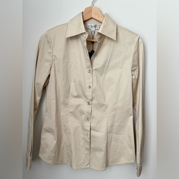 St. John Sport Tops - St. John Sport Beige Button Down Shirt, Size P